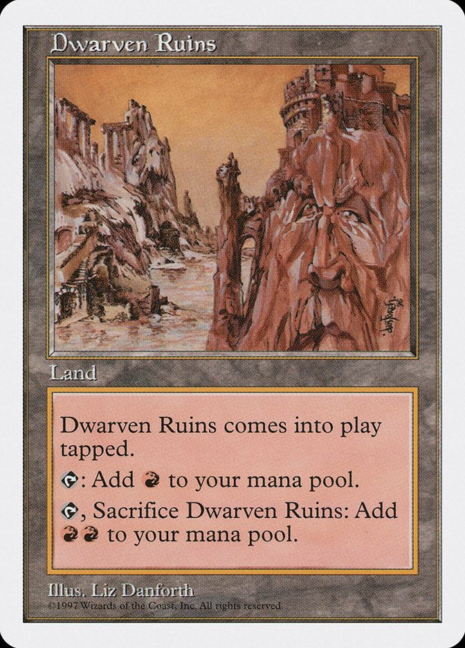 MTG: 5th Edition 415: Dwarven Ruins 