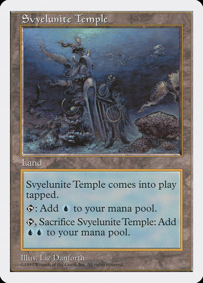 Magic: 5th Edition 425: Svyelunite Temple 