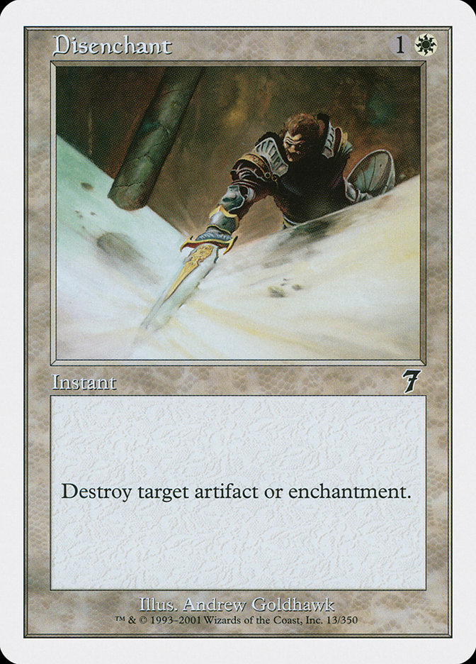MTG: 7th Edition 013: Disenchant 