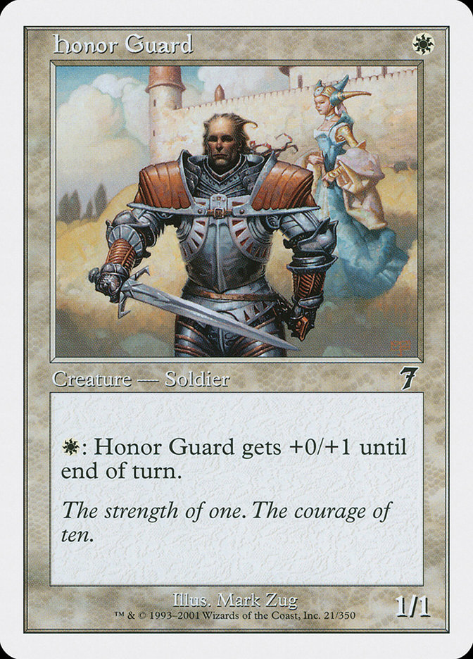 MTG: 7th Edition 021: Honor Guard 