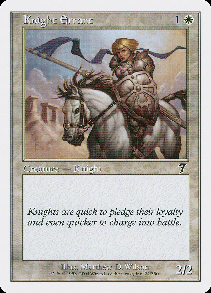 Magic: 7th Edition 024: Knight Errant 