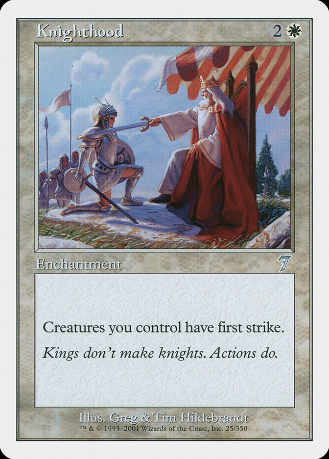 Magic: 7th Edition 025: Knighthood 