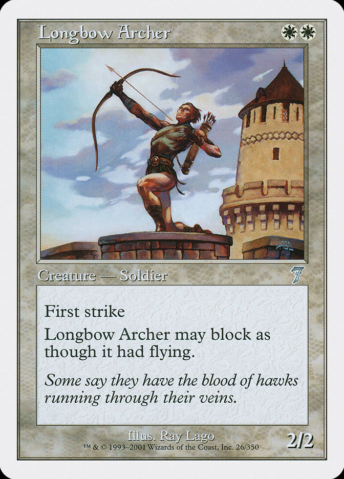 Magic: 7th Edition 026: Longbow Archer 