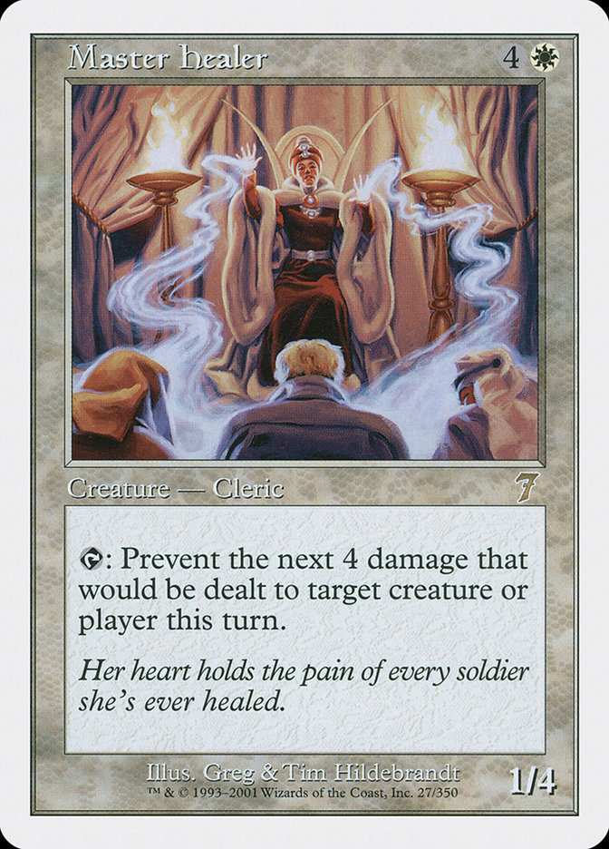 MTG: 7th Edition 027: Master Healer 