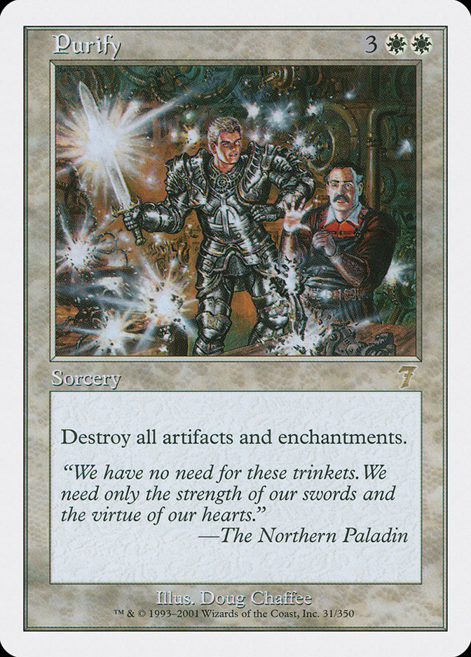 MTG: 7th Edition 031: Purify 