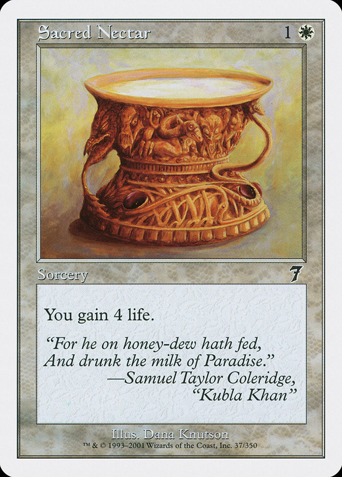 MTG: 7th Edition 037: Sacred Nectar 