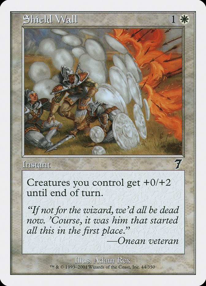 MTG: 7th Edition 044: Shield Wall 