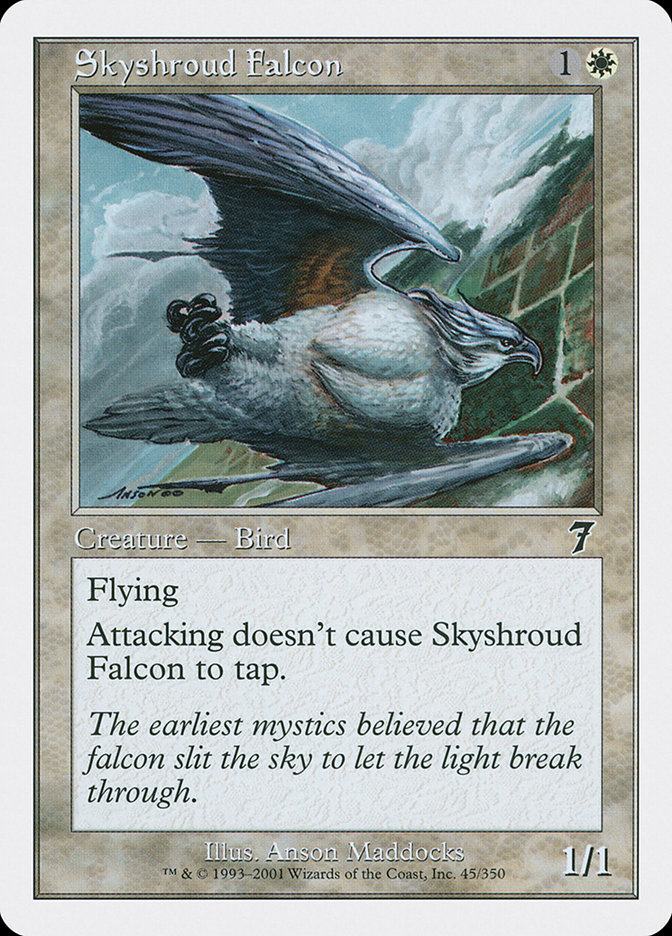Magic: 7th Edition 045: Skyshroud Falcon 