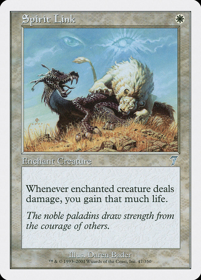 MTG: 7th Edition 047: Spirit Link 