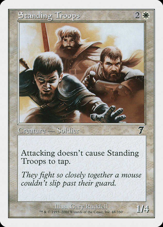 Magic: 7th Edition 048: Standing Troops 