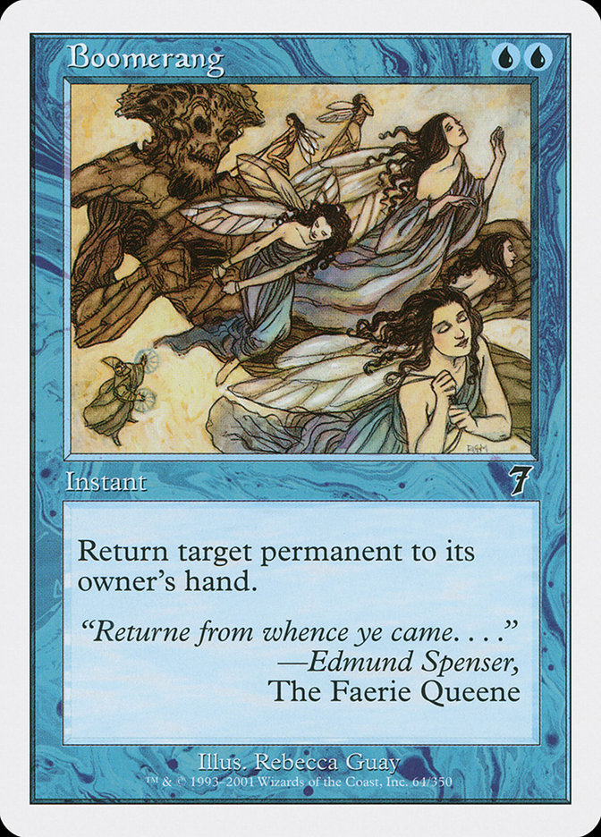 MTG: 7th Edition 064: Boomerang 