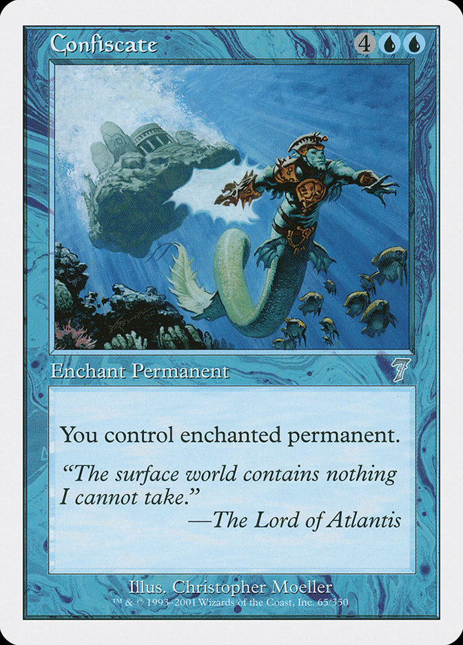 MTG: 7th Edition 065: Confiscate 