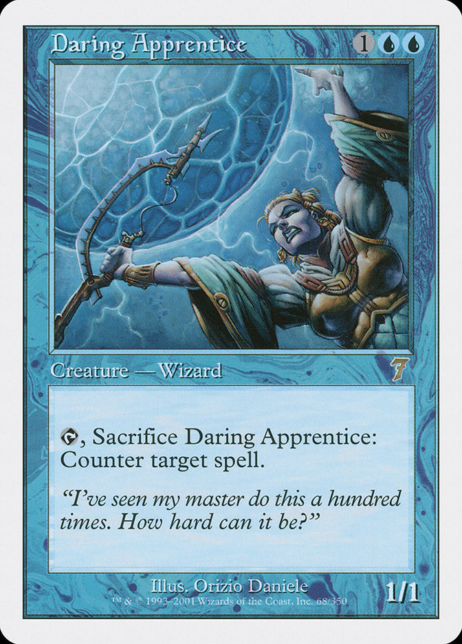 MTG: 7th Edition 068: Daring Apprentice 