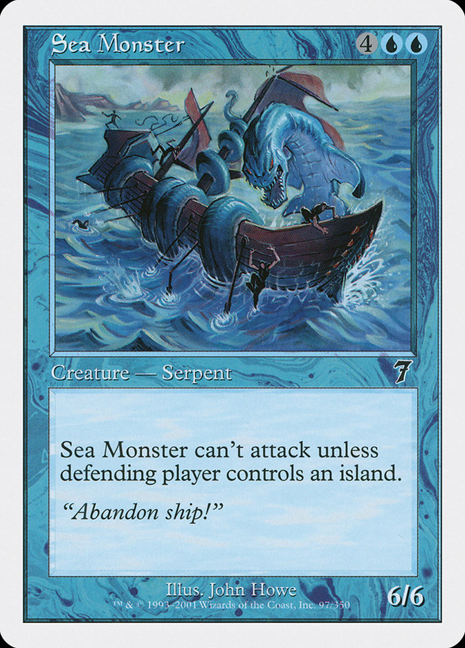 Magic: 7th Edition 097: Sea Monster 
