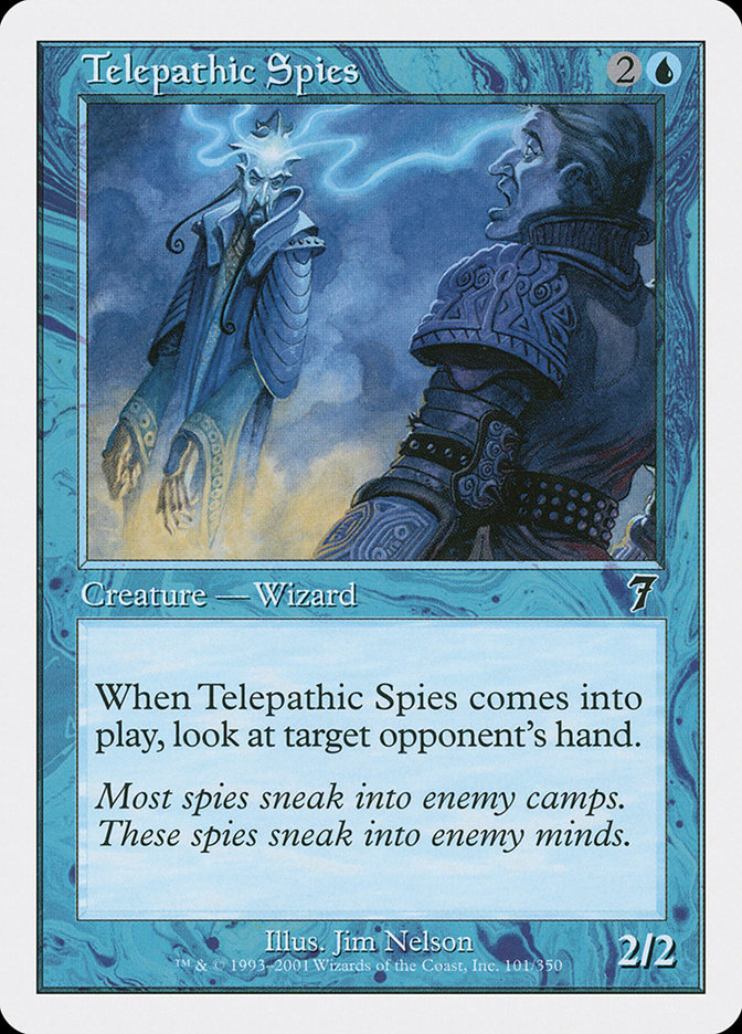 MTG: 7th Edition 101: Telepathic Spies 