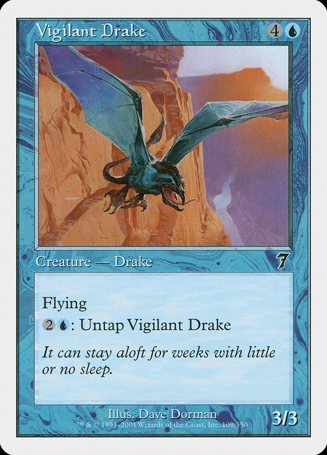Magic: 7th Edition 109: Vigilant Drake 