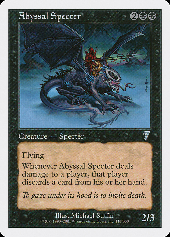 Magic: 7th Edition 116: Abyssal Specter 