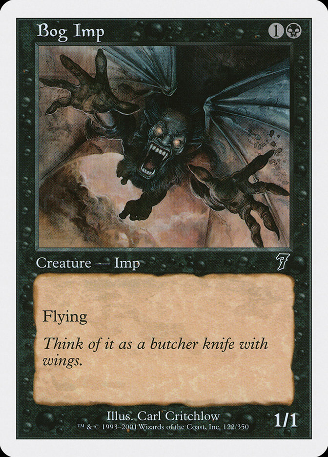 MTG: 7th Edition 122: Bog Imp 