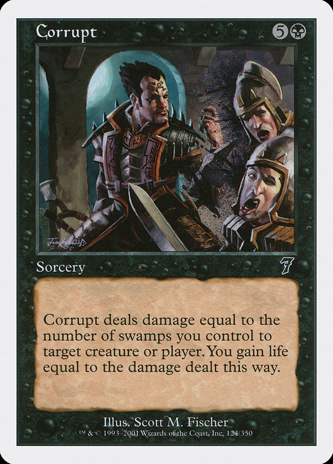 MTG: 7th Edition 124: Corrupt 