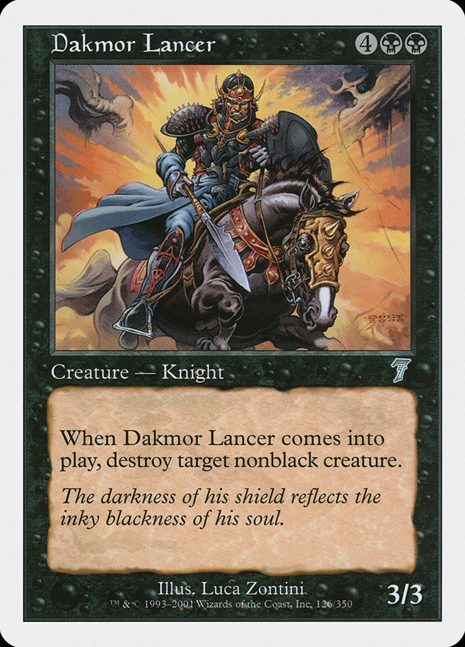 Magic: 7th Edition 126: Dakmor Lancer 