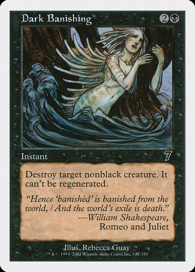 MTG: 7th Edition 127: Dark Banishing 
