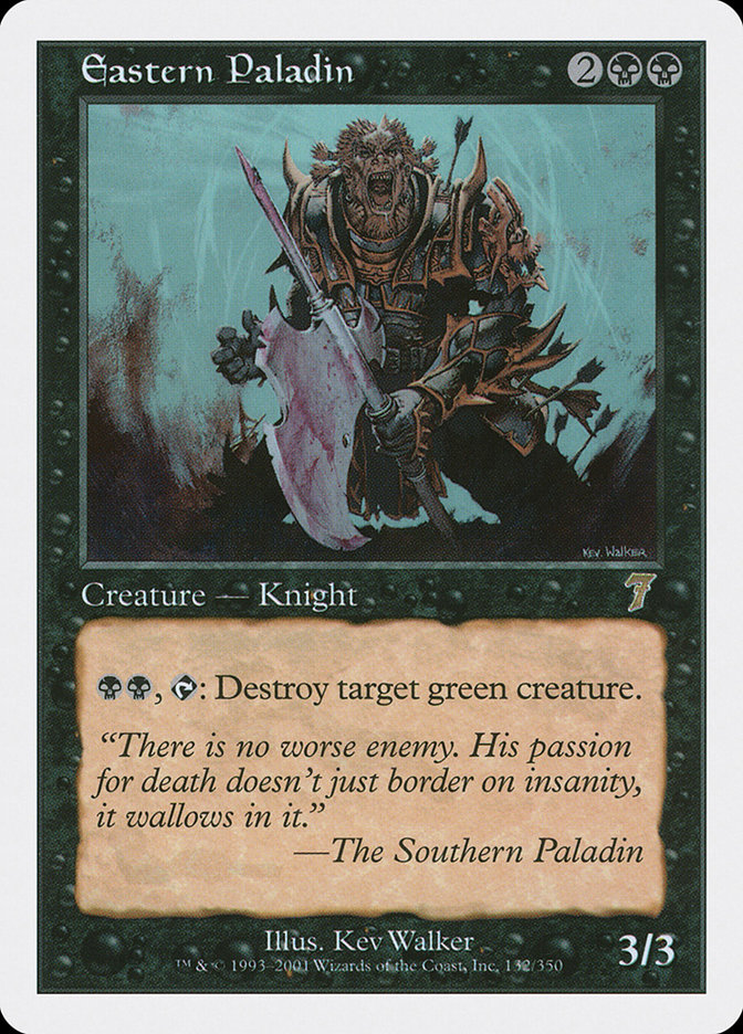 MTG: 7th Edition 132: Eastern Paladin 
