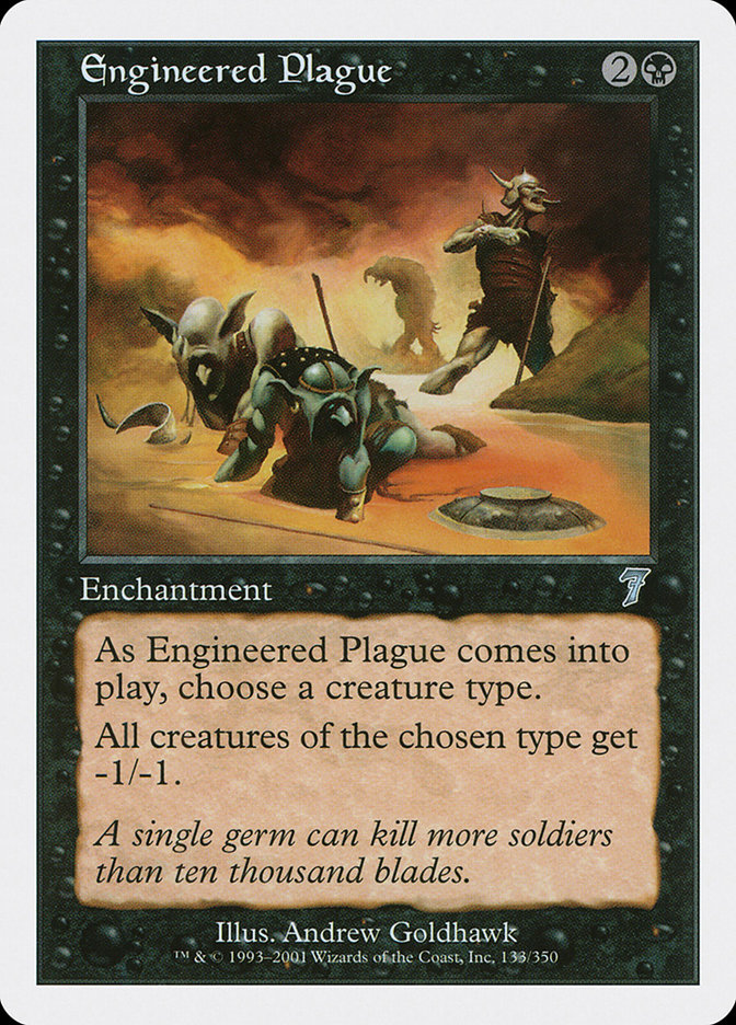 Magic: 7th Edition 133: Engineered Plague 