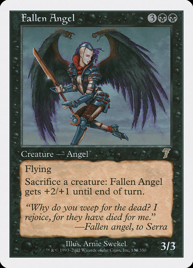 MTG: 7th Edition 134: Fallen Angel 