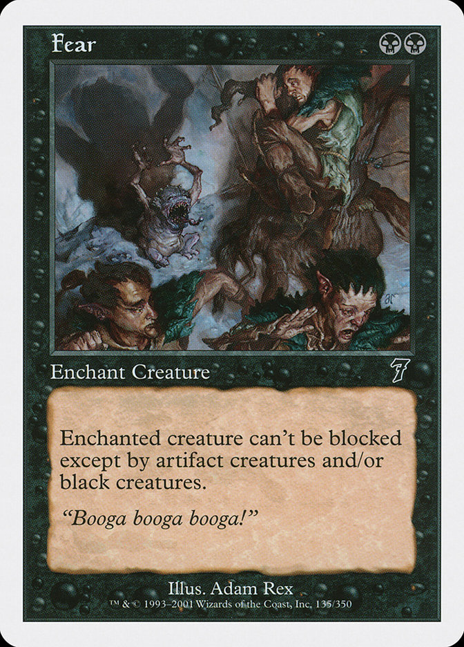 MTG: 7th Edition 135: Fear 