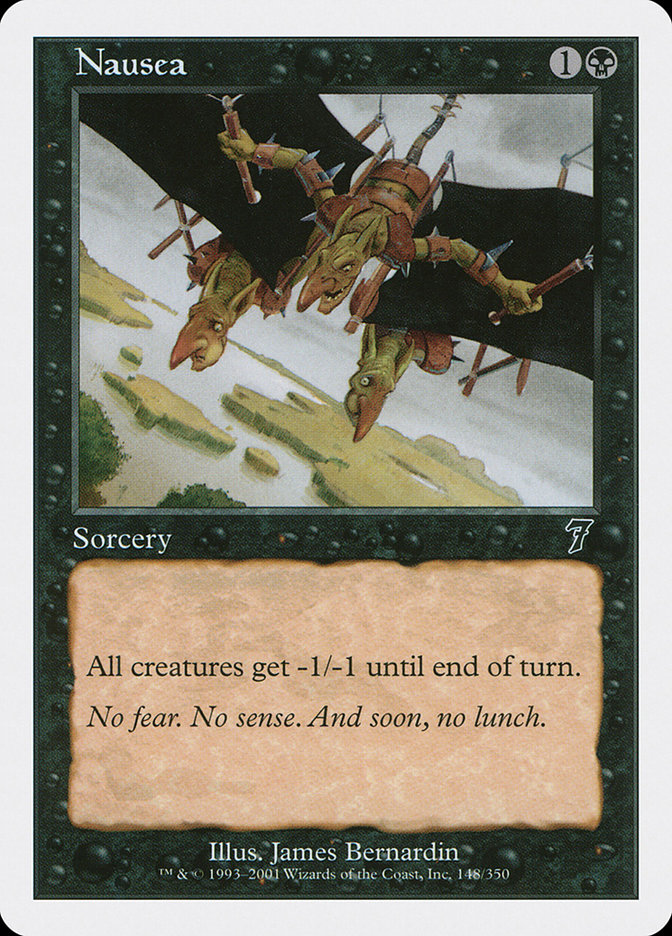 MTG: 7th Edition 148: Nausea 