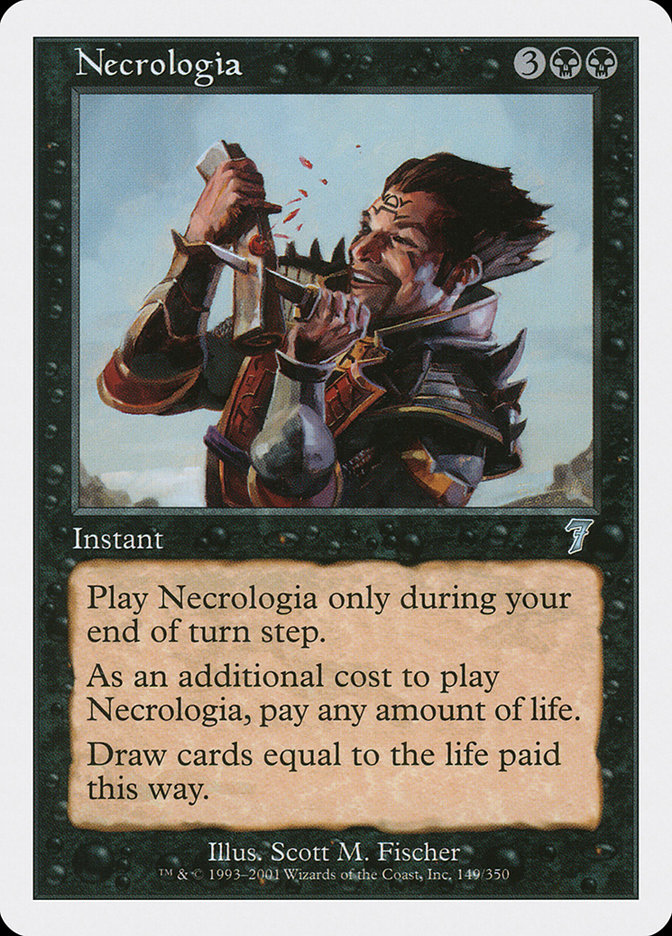 MTG: 7th Edition 149: Necrologia 