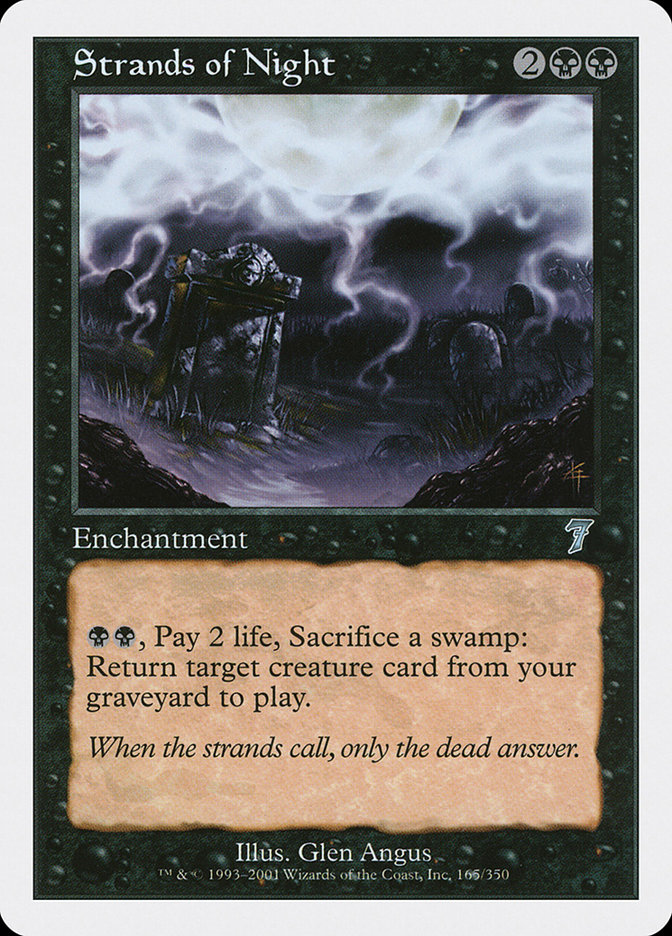MTG: 7th Edition 165: Strands of Night 