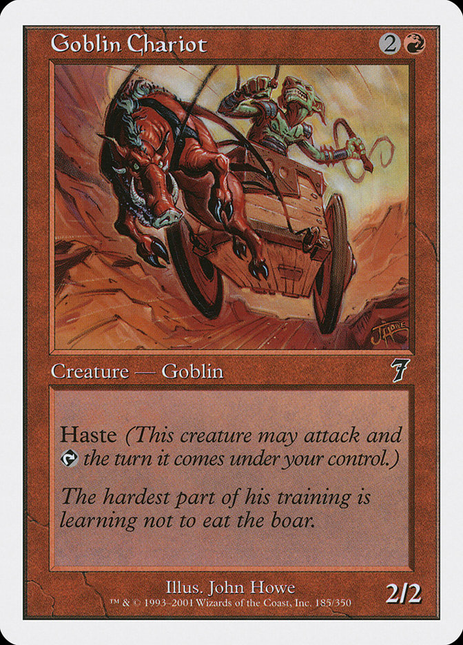Magic: 7th Edition 185: Goblin Chariot 