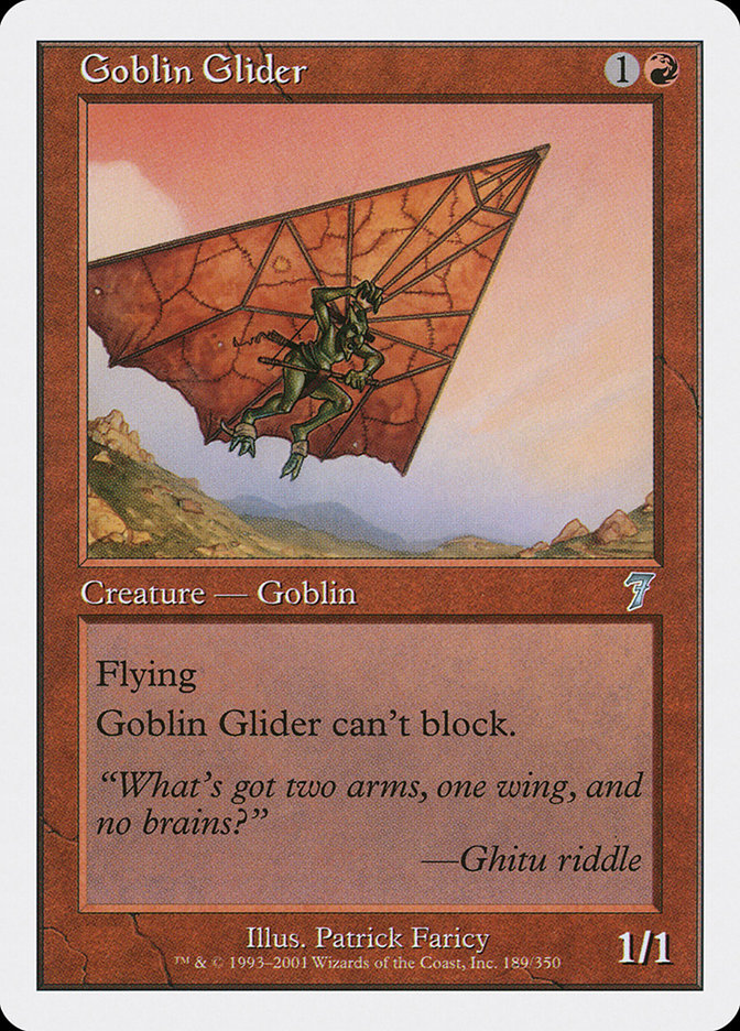 Magic: 7th Edition 189: Goblin Glider 