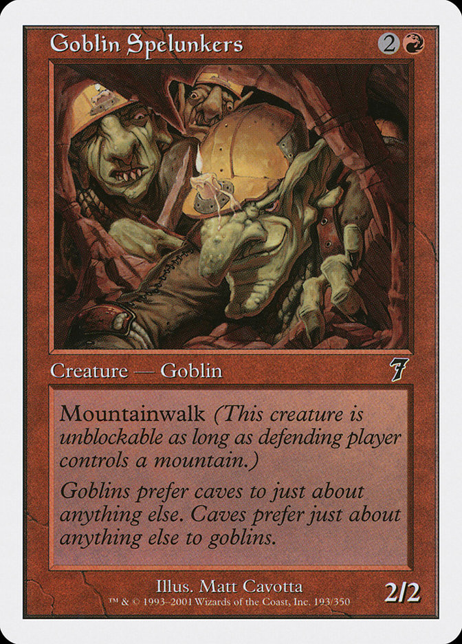 Magic: 7th Edition 193: Goblin Spelunkers 