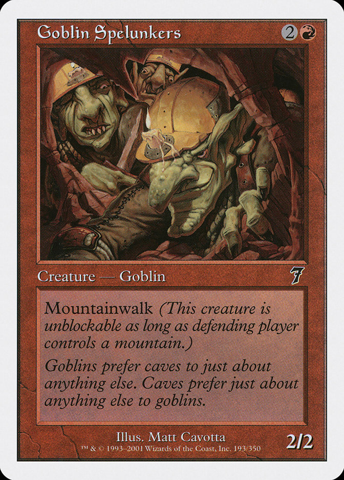MTG: 7th Edition 193: Goblin Spelunkers 