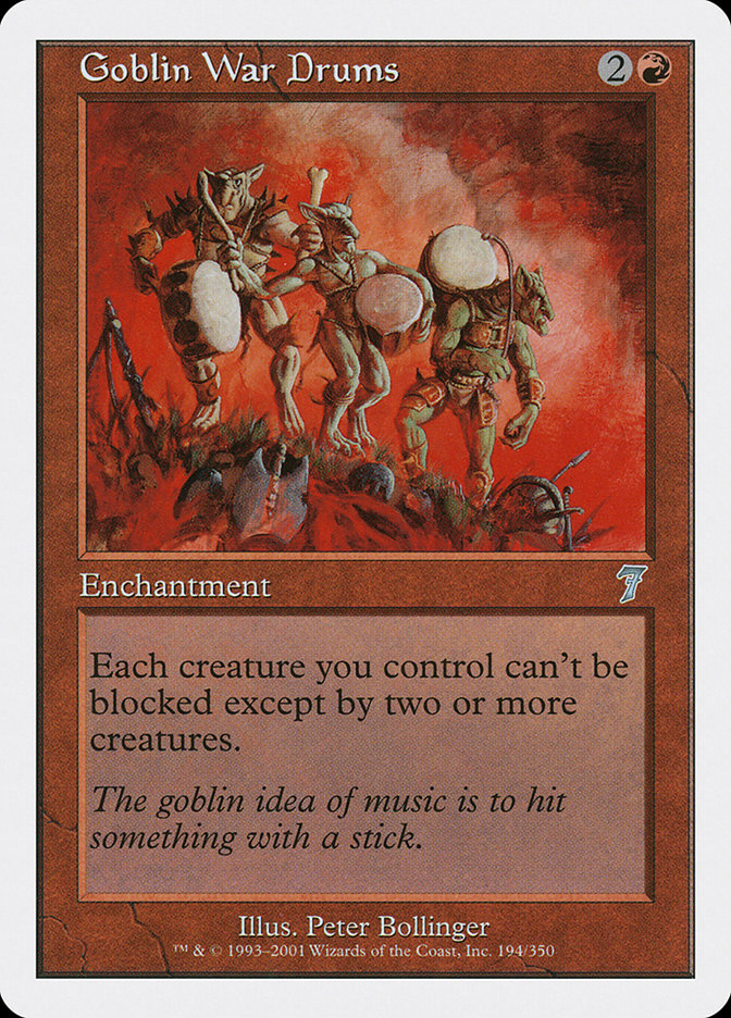 Magic: 7th Edition 194: Goblin War Drums 