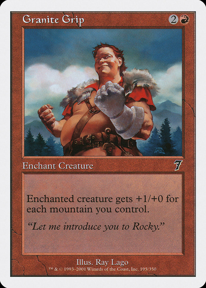 MTG: 7th Edition 195: Granite Grip 