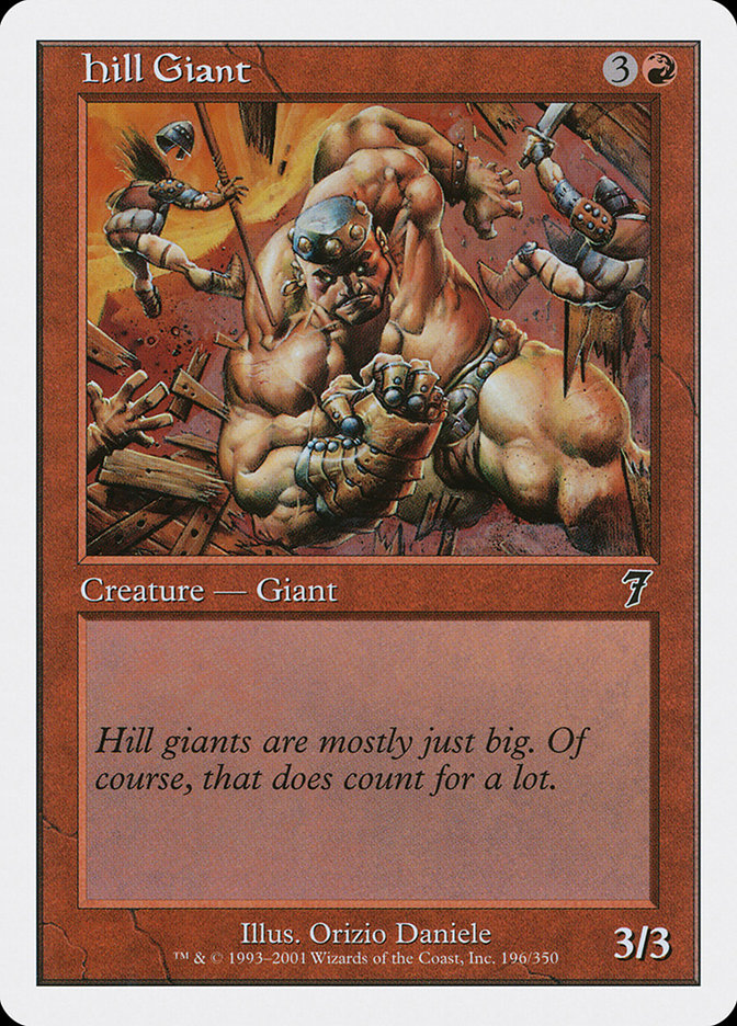 Magic: 7th Edition 196: Hill Giant 