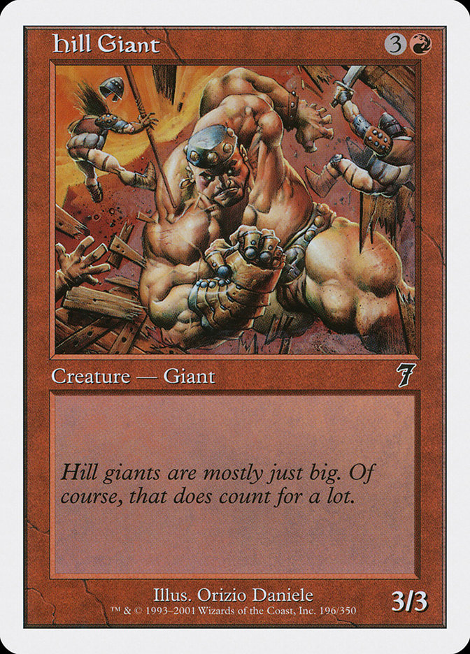 MTG: 7th Edition 196: Hill Giant 