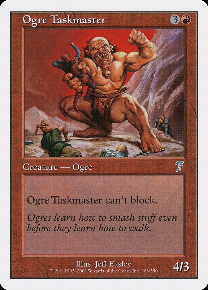 MTG: 7th Edition 203: Ogre Taskmaster 