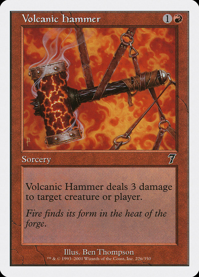 Magic: 7th Edition 226: Volcanic Hammer 