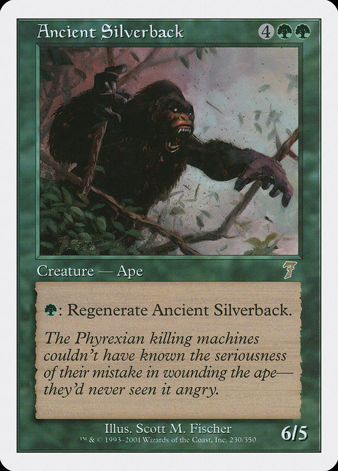 MTG: 7th Edition 230: Ancient Silverback 