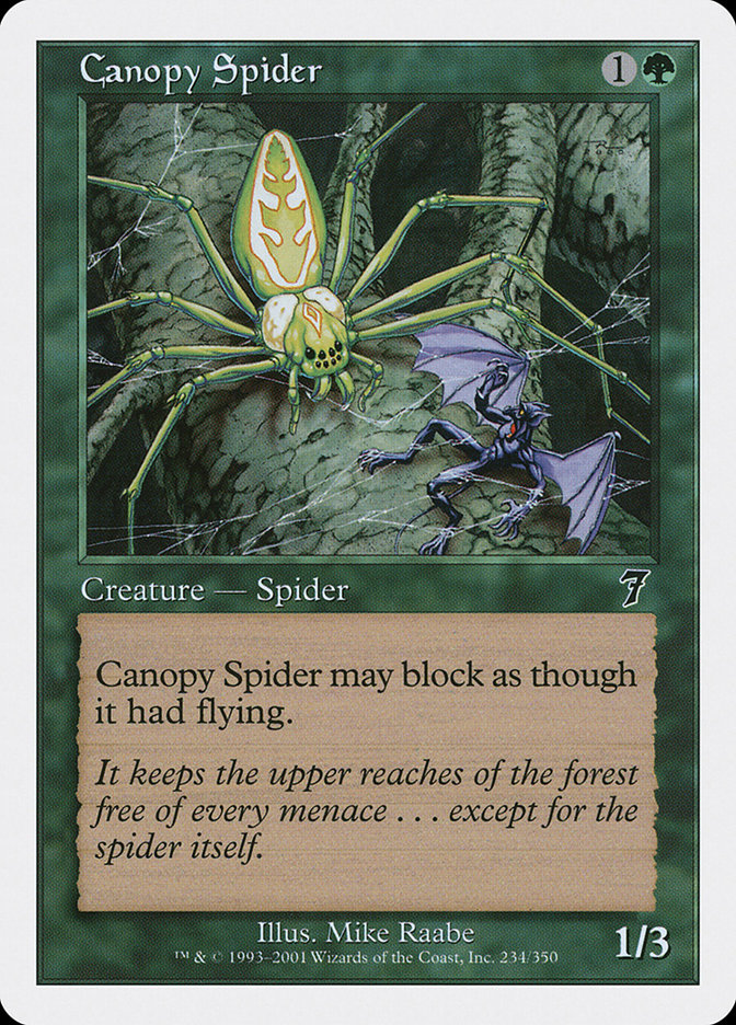 MTG: 7th Edition 234: Canopy Spider 