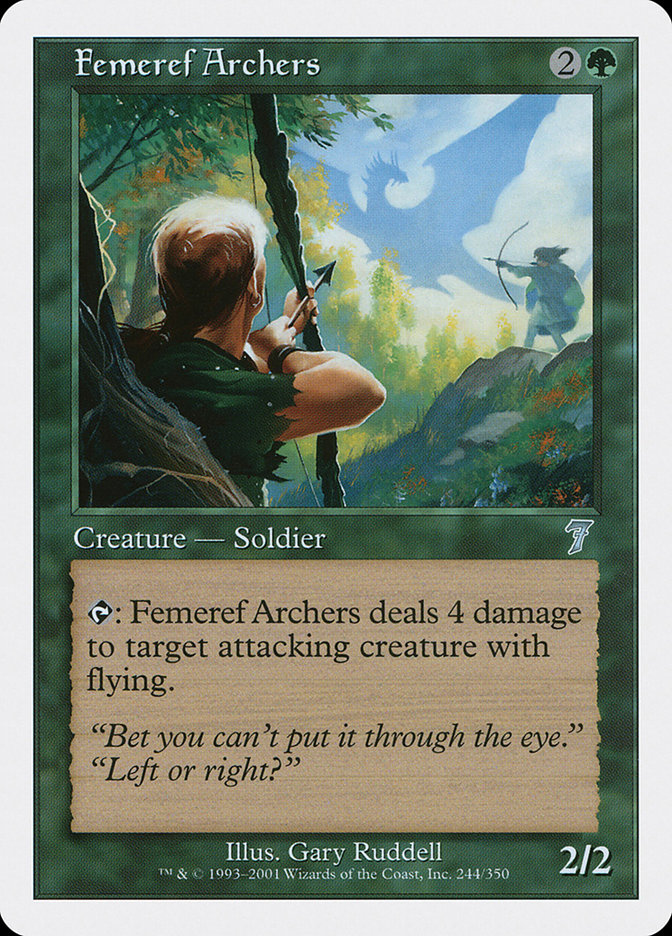 MTG: 7th Edition 244: Femeref Archers 