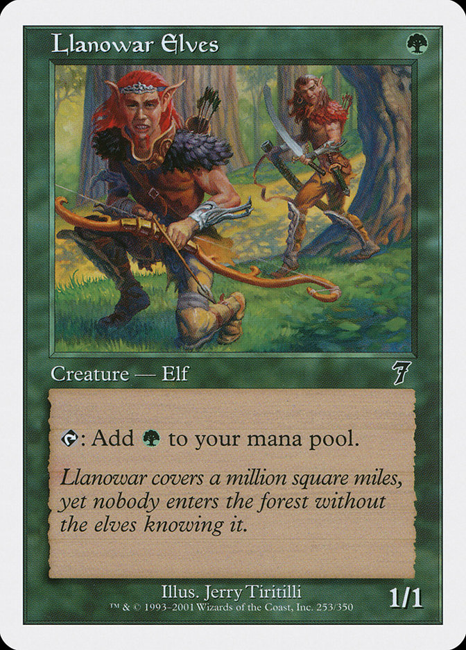 MTG: 7th Edition 253: Llanowar Elves 