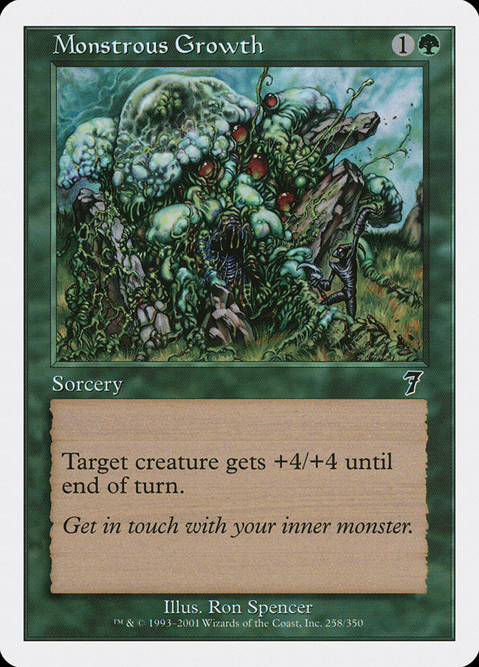 MTG: 7th Edition 258: Monstrous Growth 