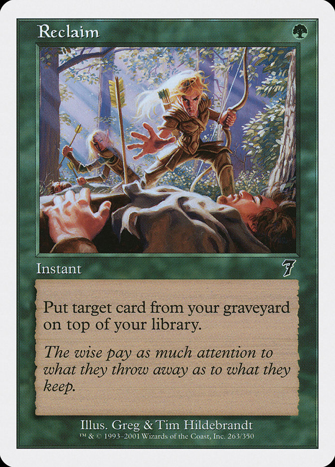 MTG: 7th Edition 263: Reclaim 