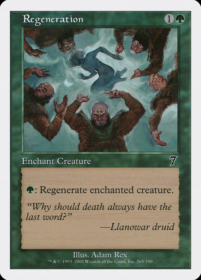 MTG: 7th Edition 265: Regeneration 