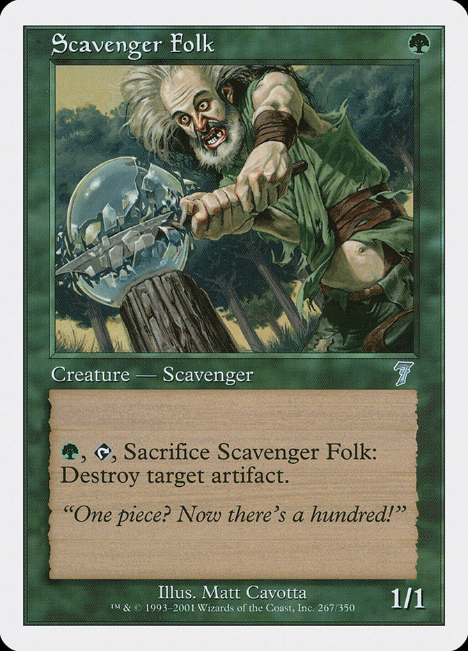 Magic: 7th Edition 267: Scavenger Folk 